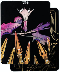 BOTANICA: A Tarot Deck About the Language of Flowers 7 swords