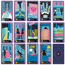 Load image into Gallery viewer, midnight city tarot swords