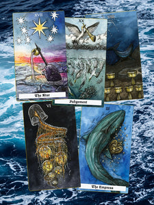 Additional mock-ups: The Star, Judgement, Eight of Cups, Six of Pentacles, The Empress
